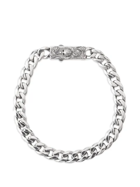 Emanuele Bicocchi skull box-clasp chain bracelet