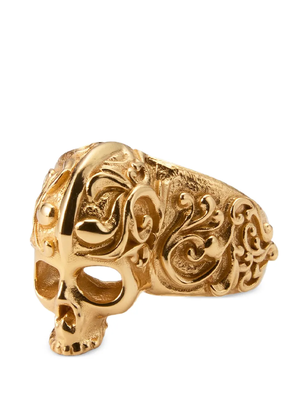 Emanuele Bicocchi 스컬 라지 링 | 골드 톤 | Image 1