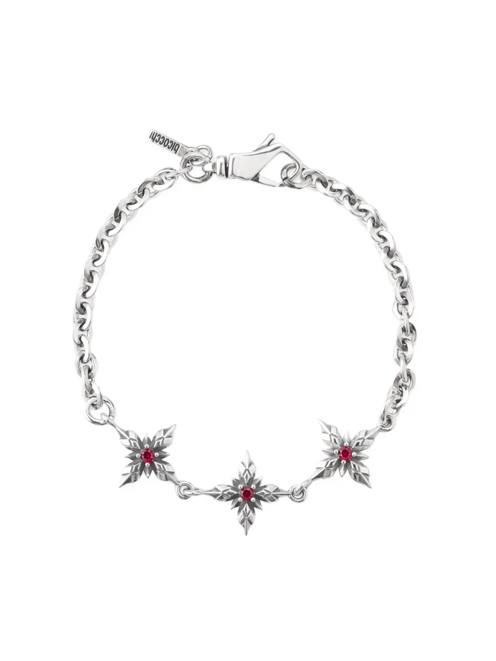 Emanuele Bicocchi Stella Ventis chain bracelet - Silber