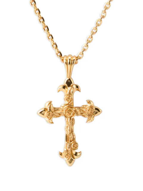 Emanuele Bicocchi large Fleury Cross necklace