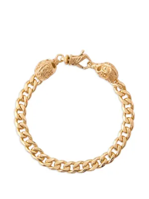 S*2様 Emanuele Bicocchi ビコッキー スカル ブレスレット Emanuele Bicocchi Large Avelli multi-cross Bracelet | Gold | FARFETCH