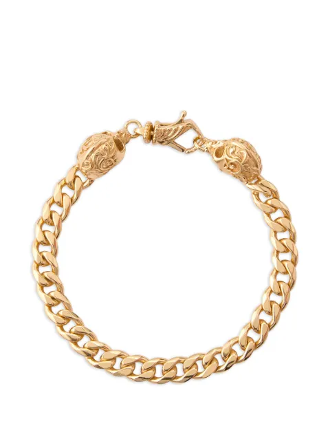 Emanuele Bicocchi skull-detail chain bracelet