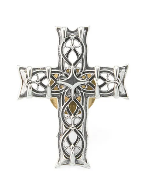 Emanuele Bicocchi small Notre-Dame cross brooch