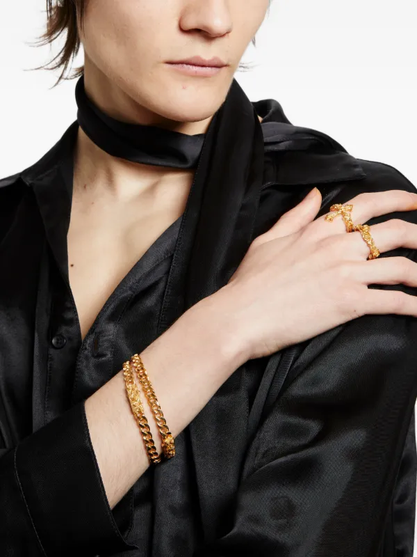 Emanuele Bicocchi rose-box Clasp Bracelet | Gold | FARFETCH PH