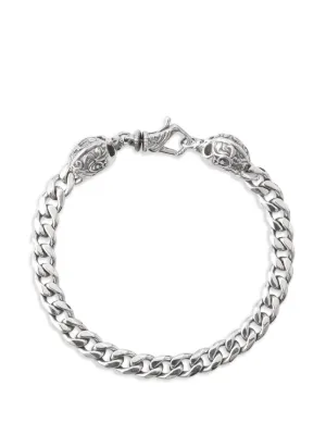 MM6 Maison Margiela curb-chain Bracelet | Silver | FARFETCH CA