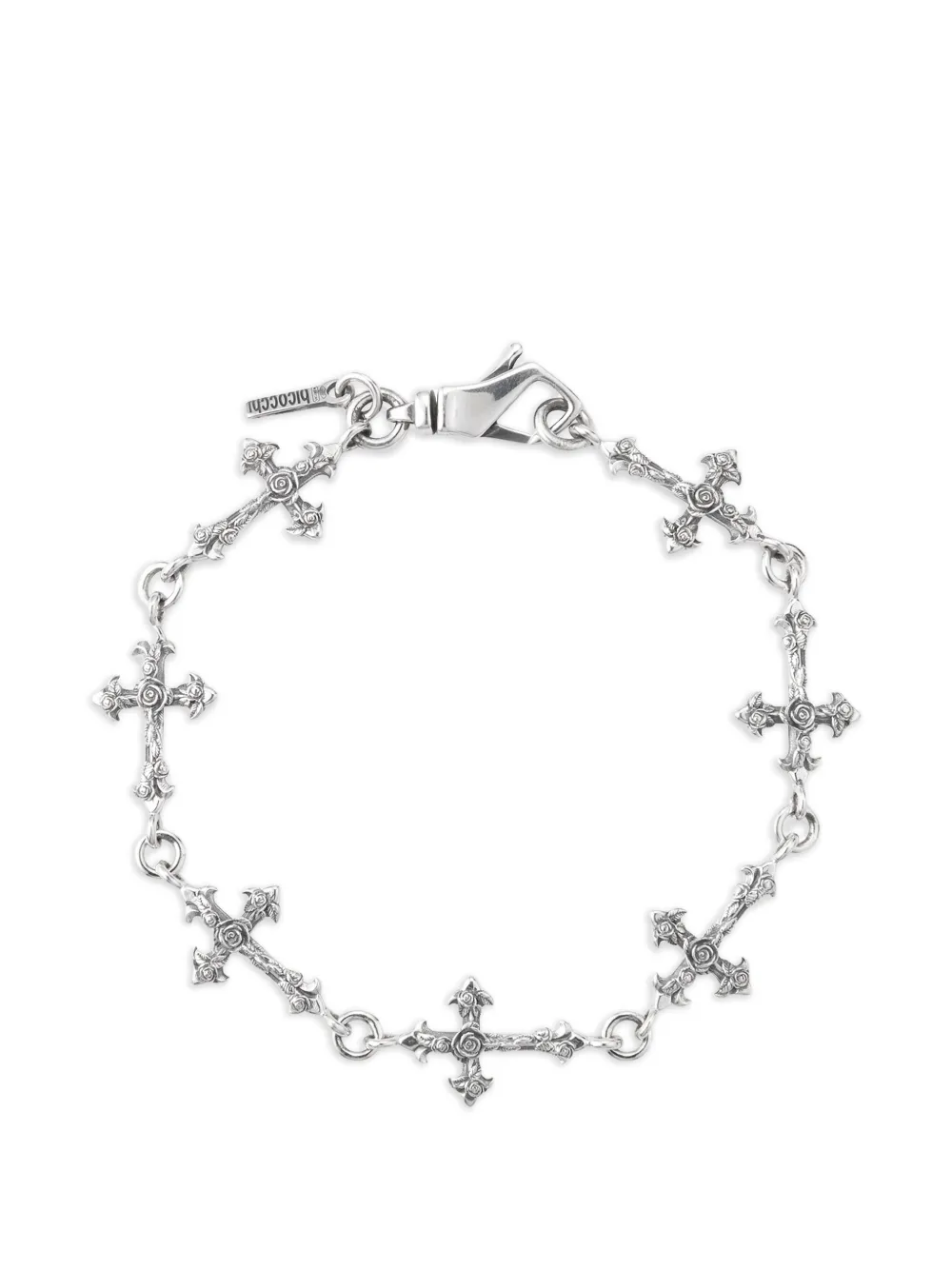 Emanuele Bicocchi Rose Multi-Cross bracelet - Silber