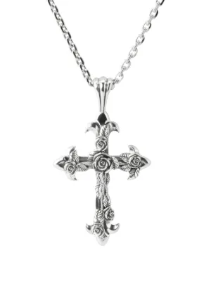 Emanuele Bicocchi Fleury Cross ペンダント ネックレス | シルバー