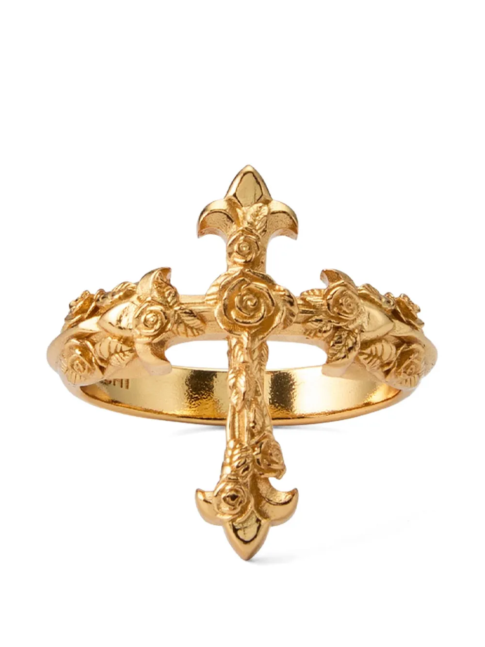 Emanuele Bicocchi Fleury Cross ring - Gold