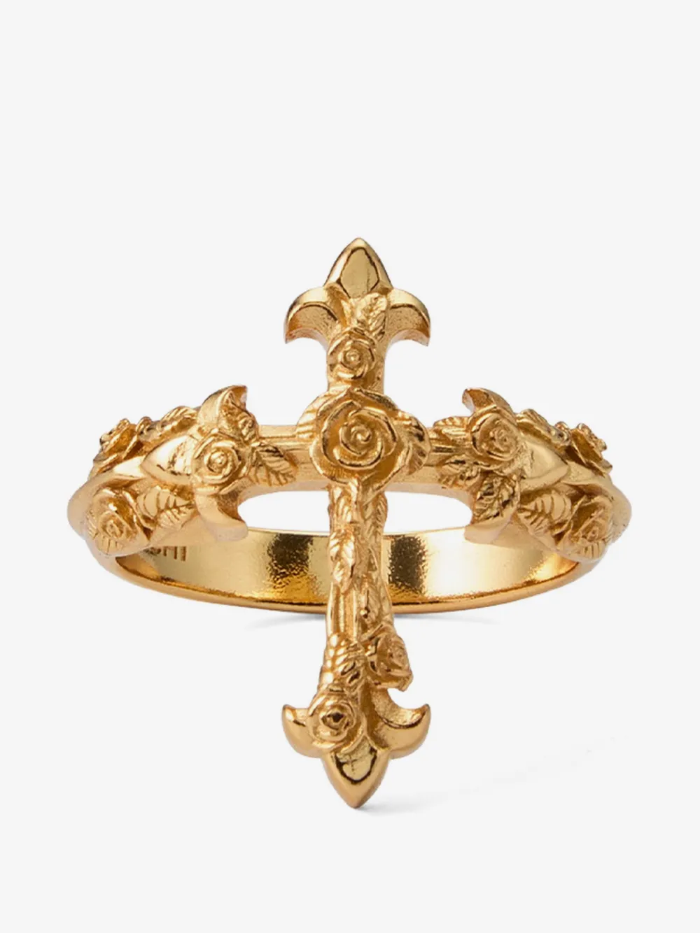 Emanuele Bicocchi Fleury Cross ring | Gold | Image 1