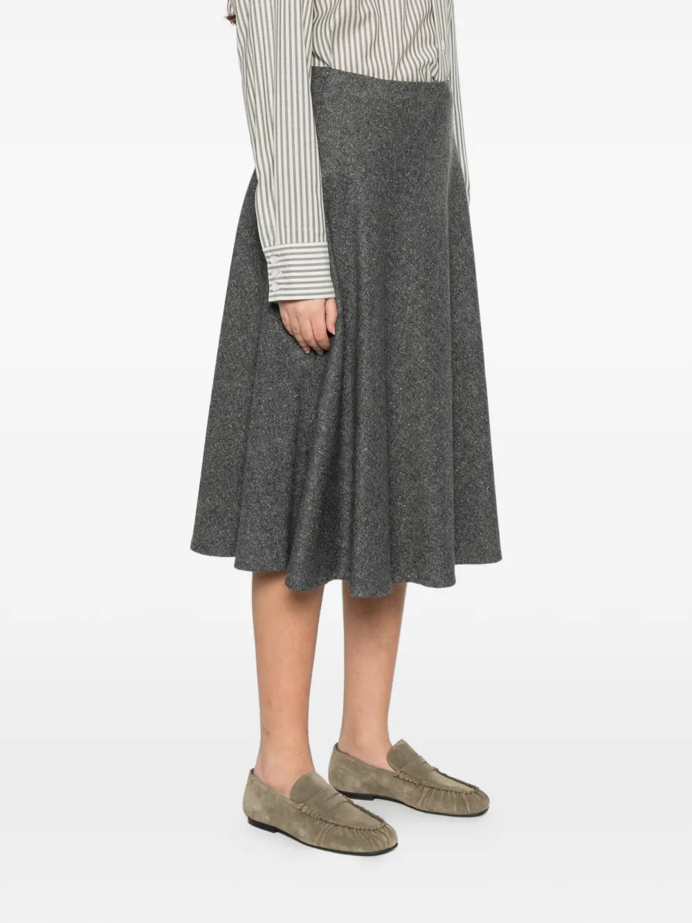 Tagliatore Flared midi-rok Grijs