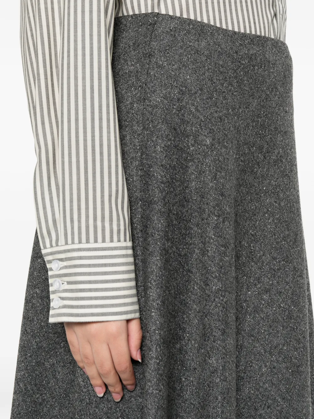 Tagliatore Flared midi-rok Grijs