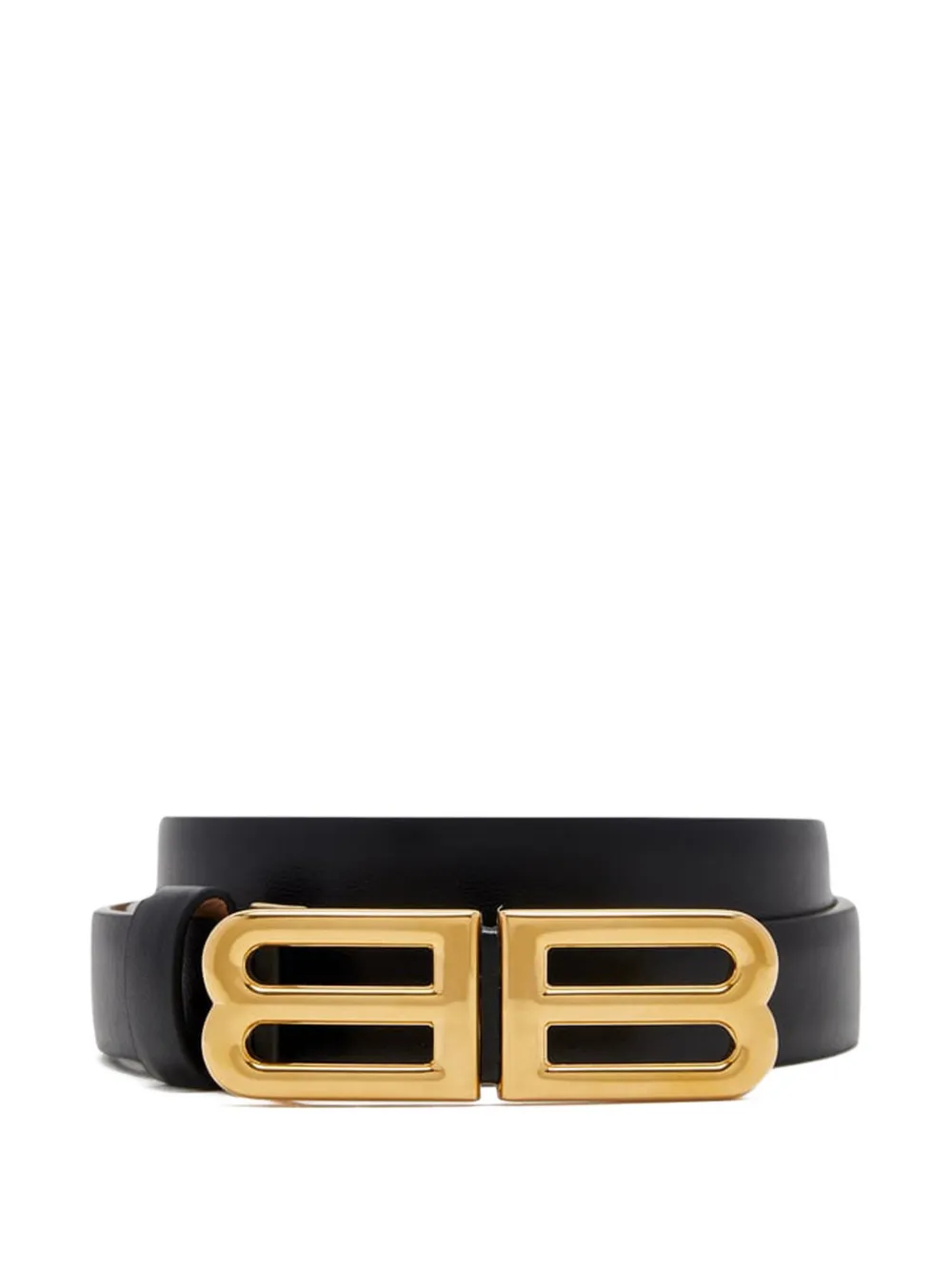 Balenciaga Bolero BB leather belt - Black
