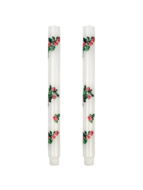 Seletti Toiletpaper Roses stem candles set of 2