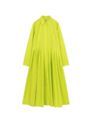 olive green drop waist dress Women's Olive Dream Drop Waist Symmetric Flap Satin Midi Dress Customize Tender Green MEAN BLVD main image 1