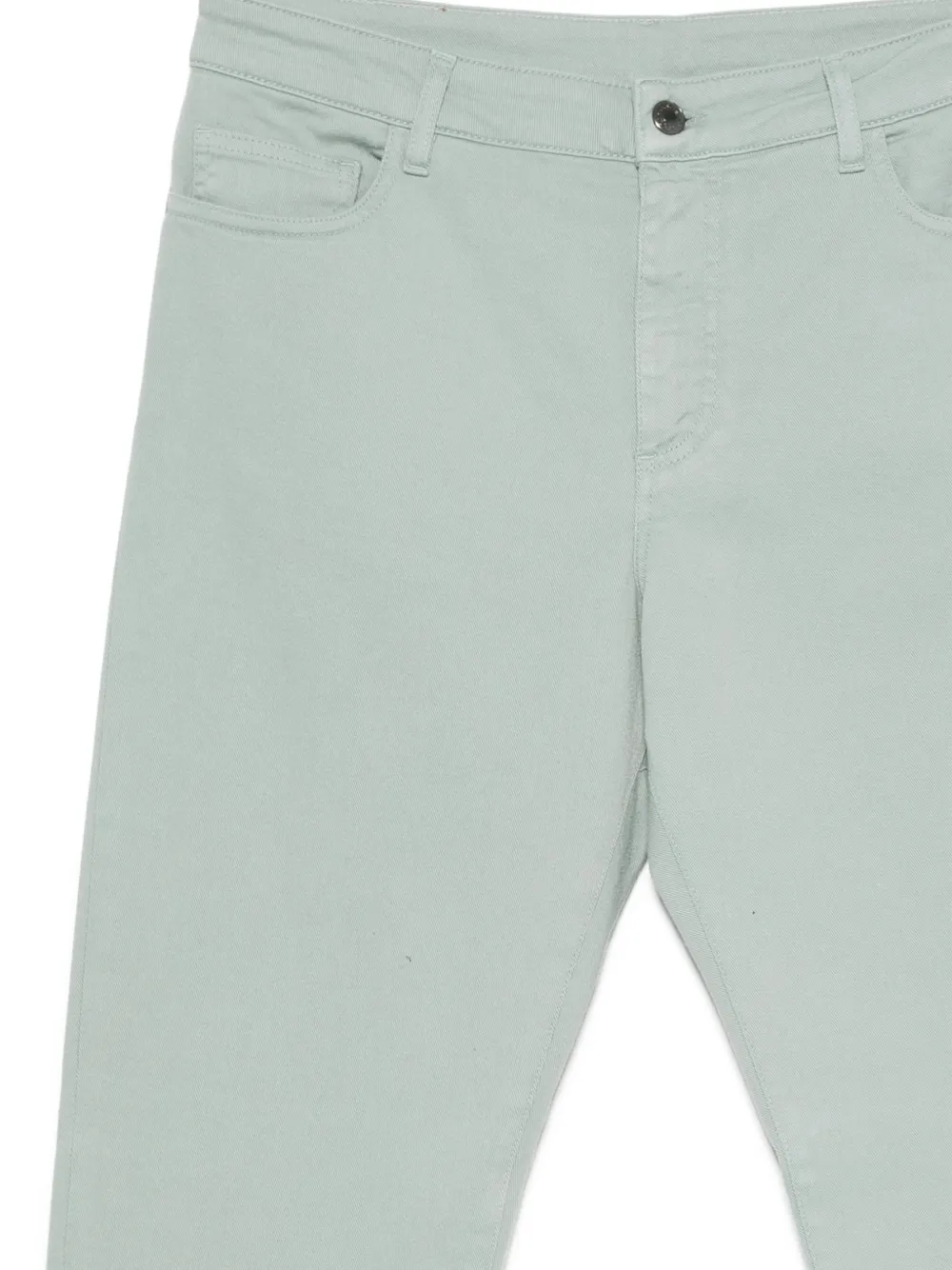 Canali Jeans met vijf zakken Groen