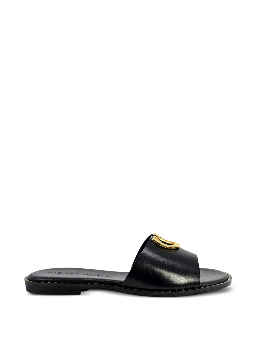 Madison.Maison horseshoe-buckle sandals - Black