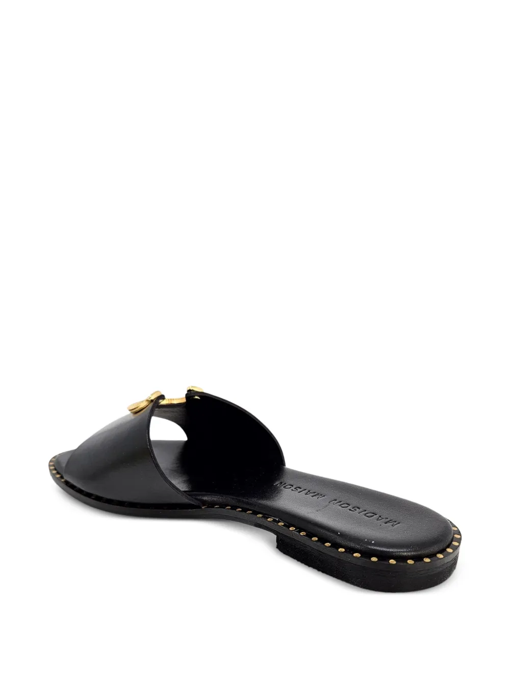 Madison.Maison horseshoe-buckle sandals Zwart