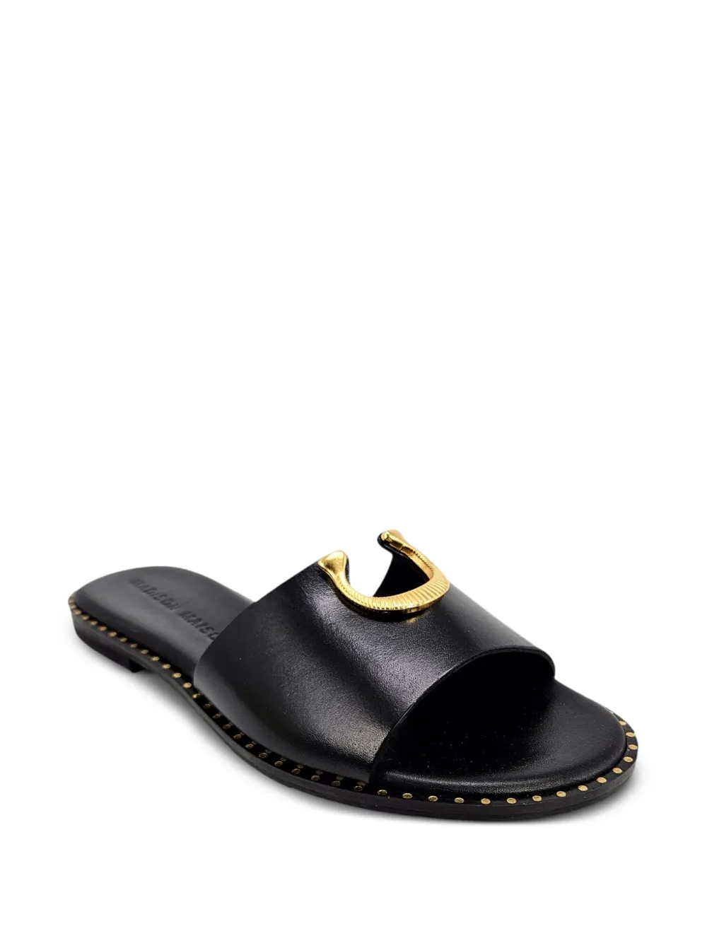 Madison.Maison horseshoe-buckle sandals Zwart