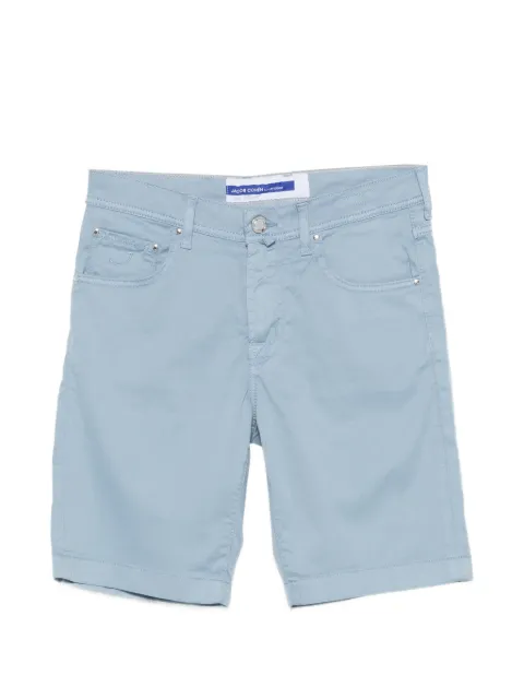 Jacob Cohën logo-patch five-pocket shorts