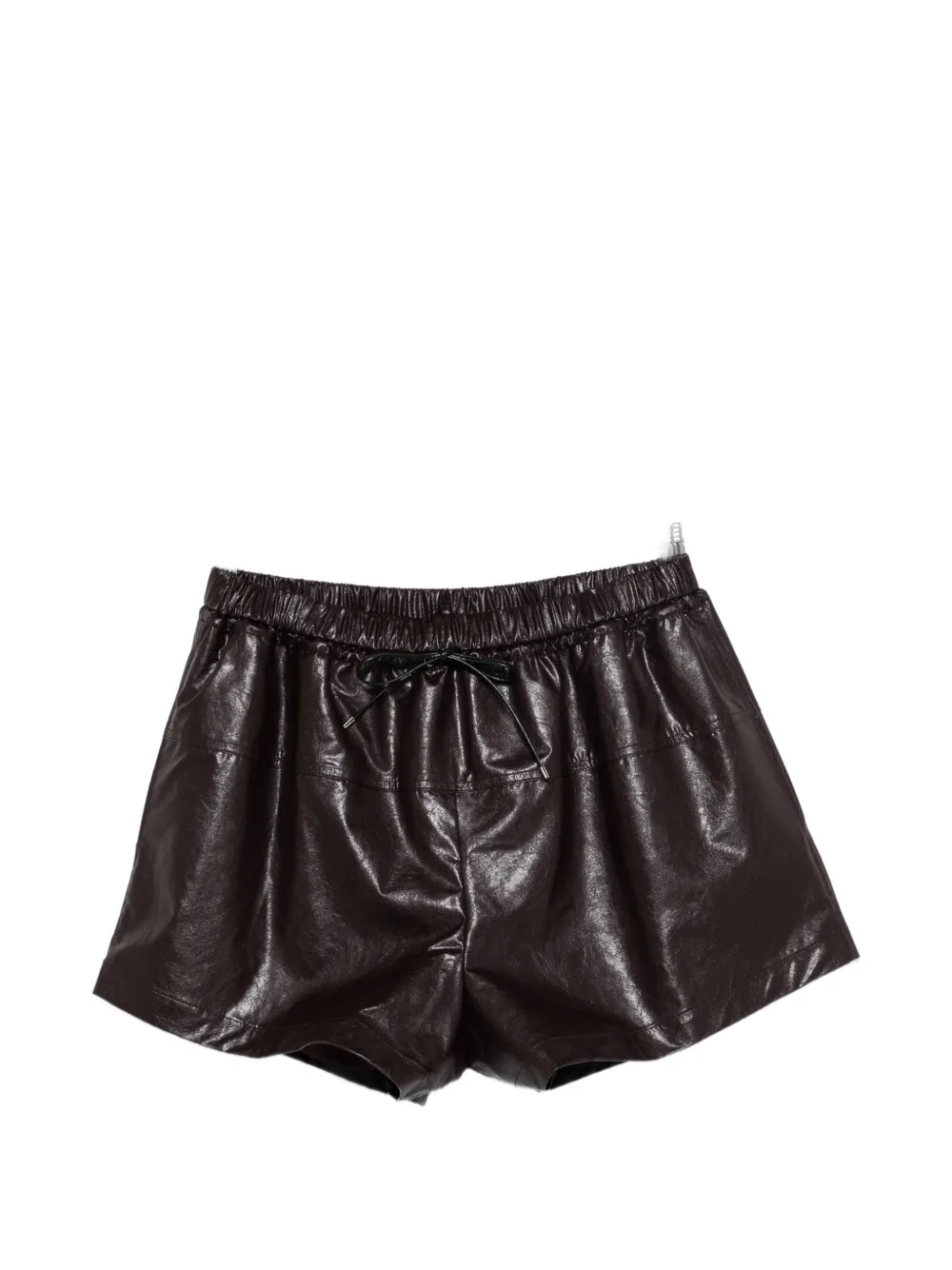 System drawstring-waist shorts - Marrone