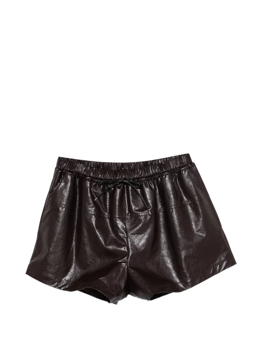 System drawstring-waist shorts - Marrone