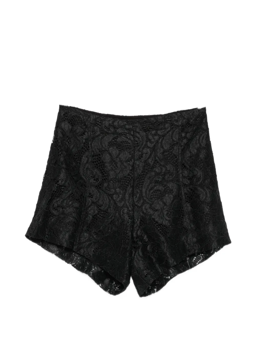 ACTUALEE floral-lace shorts - Nero