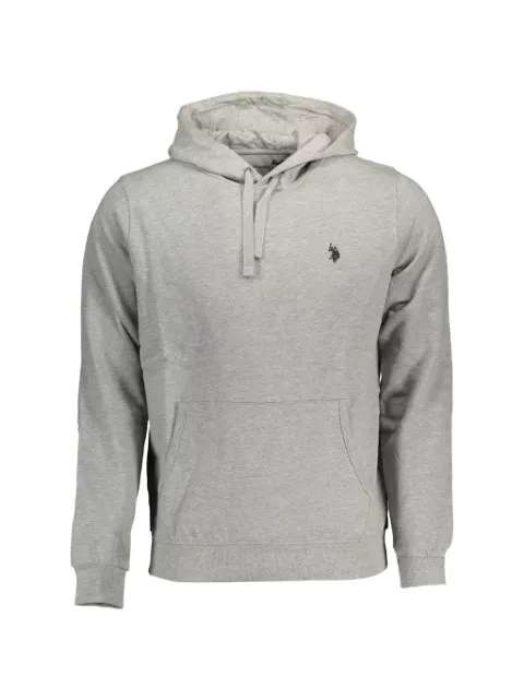 U.S. POLO ASSN. hoodie con bolsillo canguro y logo bordado