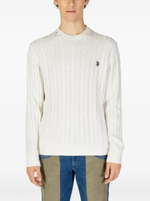 U.S. POLO ASSN. cable-knit sweater