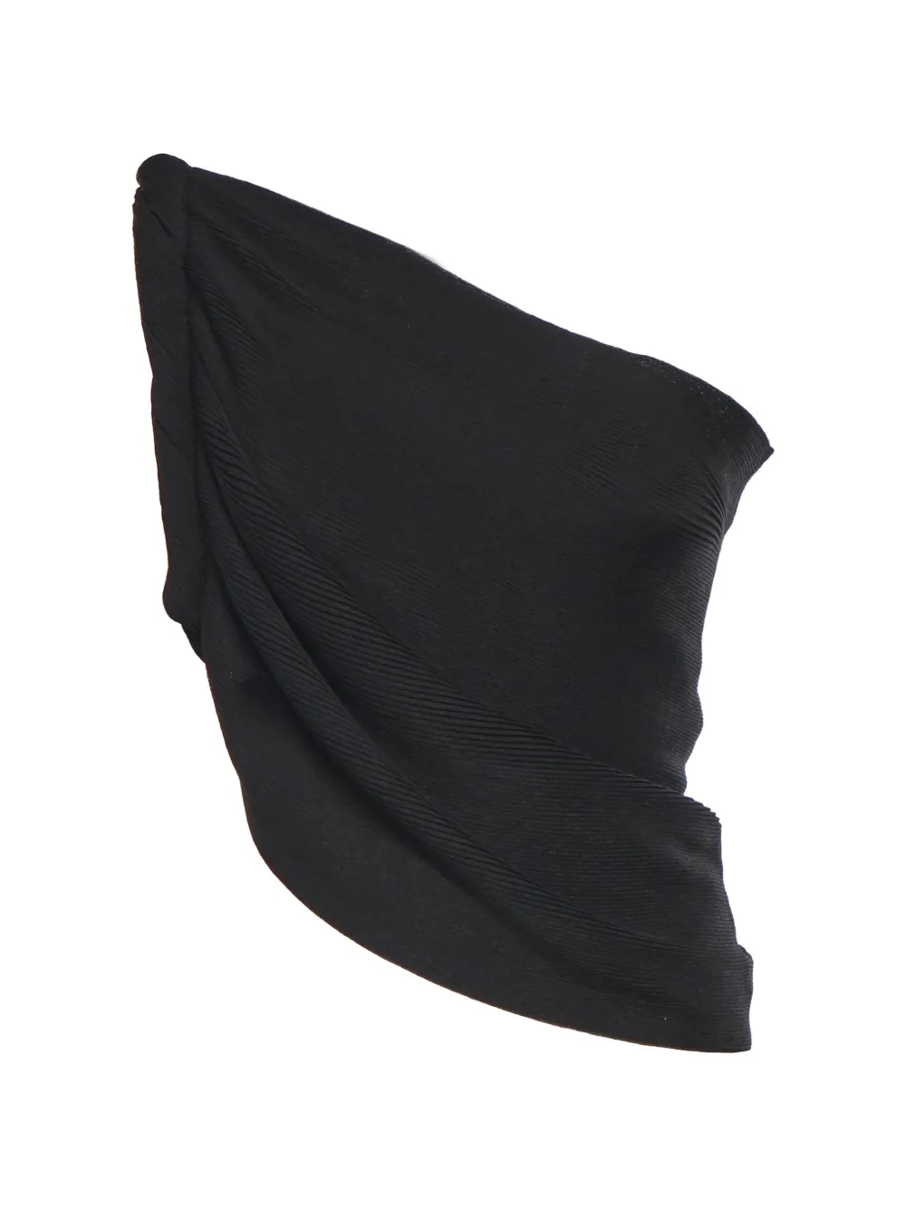 Alberta Ferretti one-shoulder draped top - Black