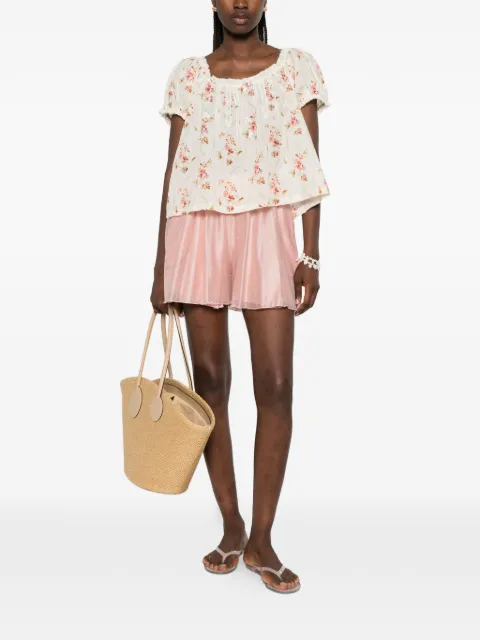 ACTUALEE rhinestone-embellished shorts