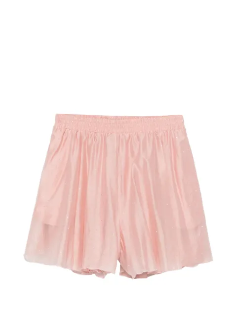 ACTUALEE rhinestone-embellished shorts