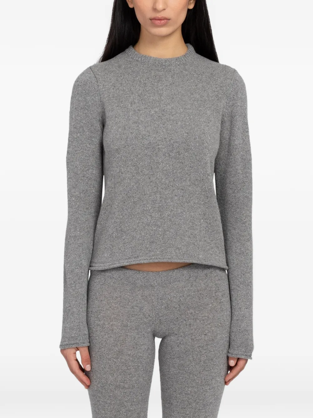 Gimaguas Cometa Fine-knit Sweater In Gray