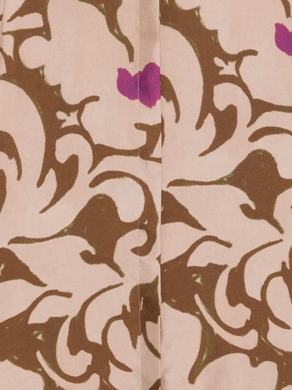 Luisa Cerano Midi-jurk met bloemenprint em lange mouwen Beige