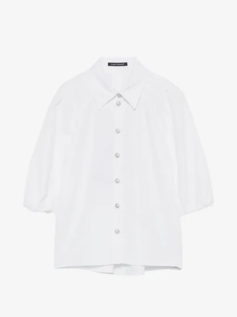 Luisa Cerano puff-sleeve blouse