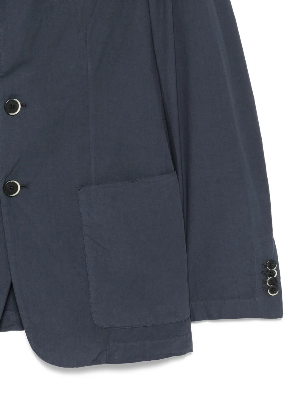 Barena Borgo blazer met opgestikte zak en gekerfde revers Blauw