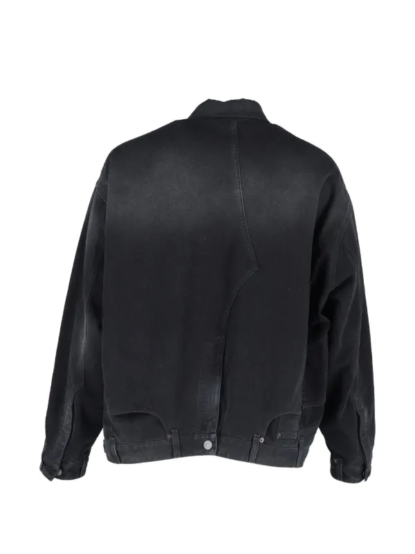 Balenciaga Pre-Owned ウォッシュド デニムジャケット | ブラック
