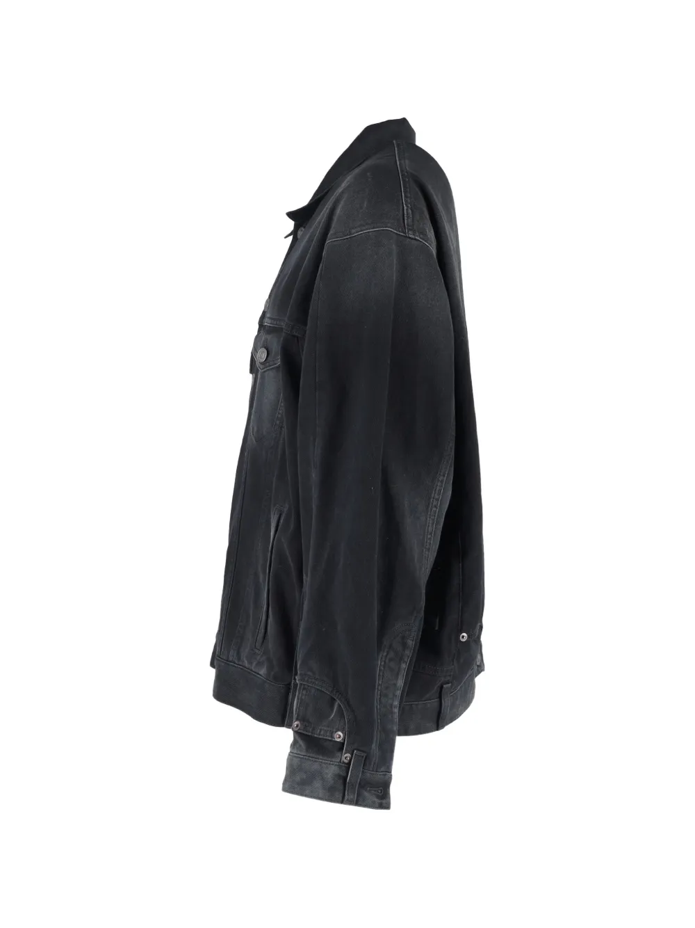 Balenciaga Pre-Owned ウォッシュド デニムジャケット | ブラック