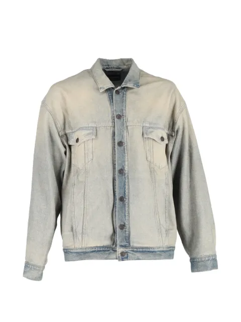 Balenciaga Pre-Owned washed-effect denim jacket