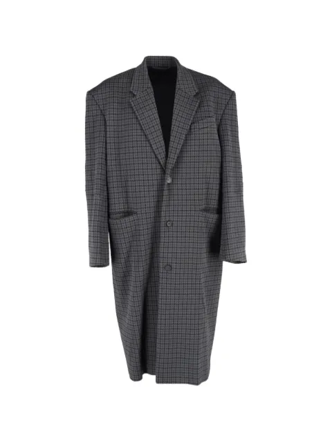 Balenciaga Pre-Owned 2023 houndstooth oversized coat