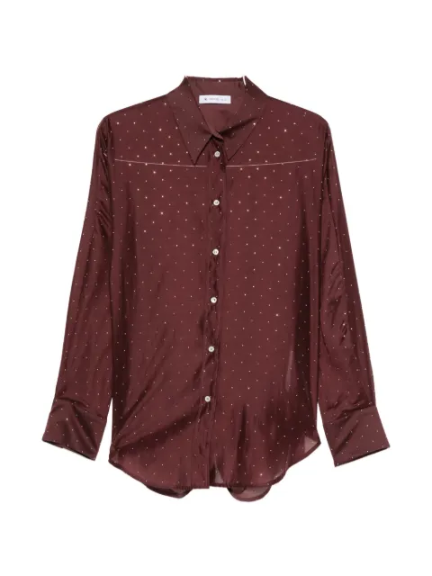 Manuel Ritz rhinestone-embellished long-sleeve shirt