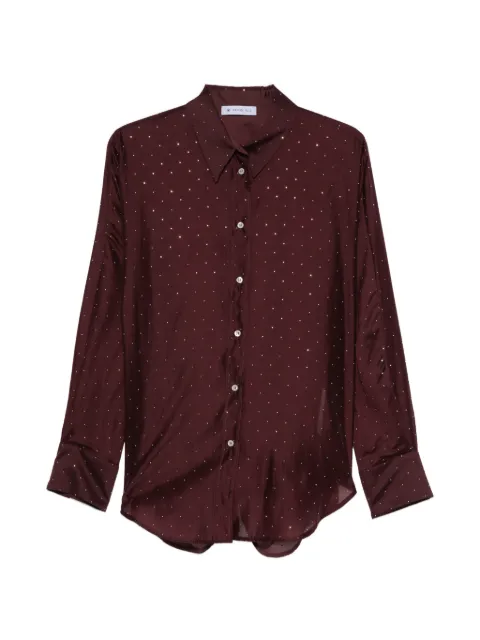 Manuel Ritz rhinestone-embellished long-sleeve shirt
