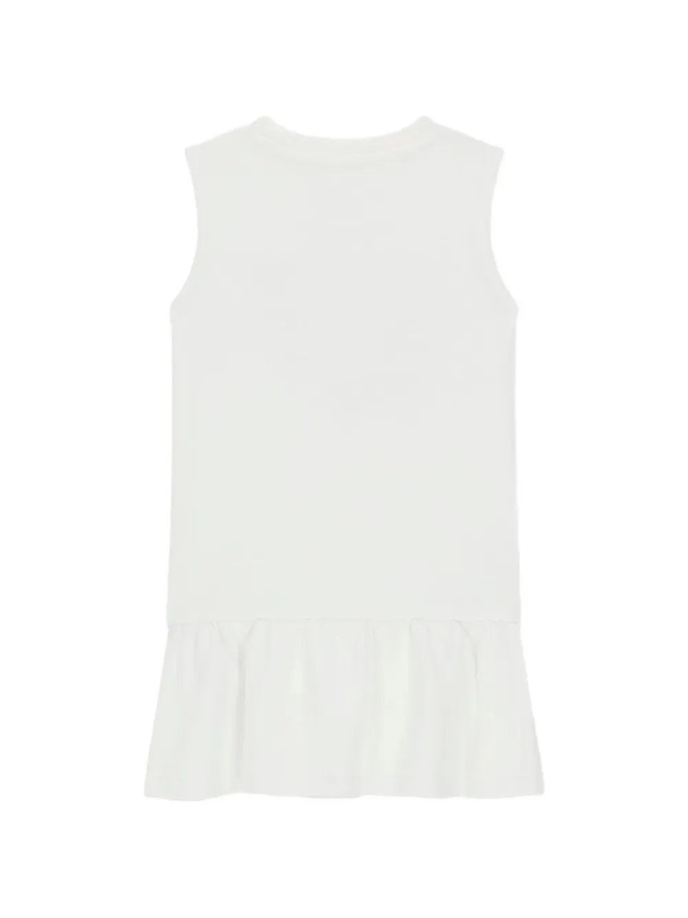 guess kids Mouwloze jurk Wit