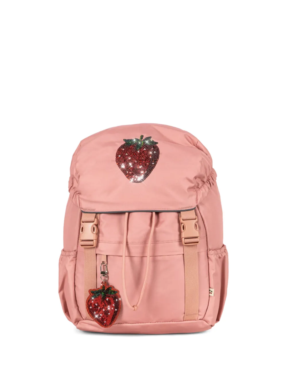 Konges Sløjd sequin-strawberry backpack - Rosa