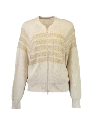 Brunello Cucinelli スパンコール カーディガン | ニュートラル