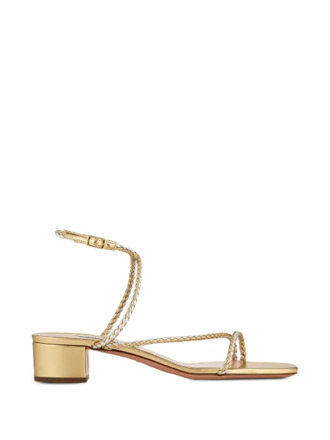 Aquazzura Luca braided sandals