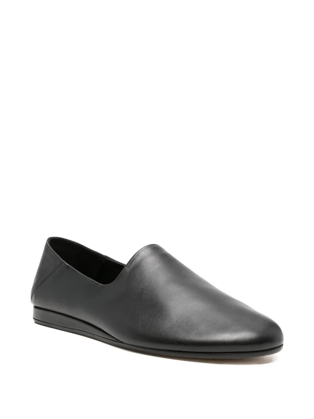 Jacquemus Loafers met logoprint Zwart