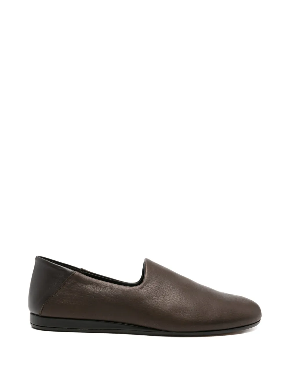 Jacquemus logo-print loafers - Marrone