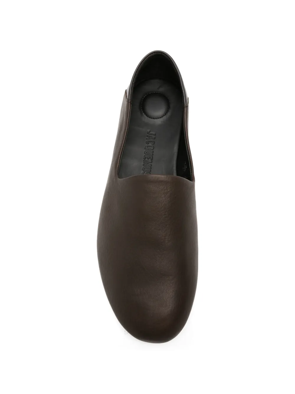 Jacquemus Loafers met logoprint Bruin