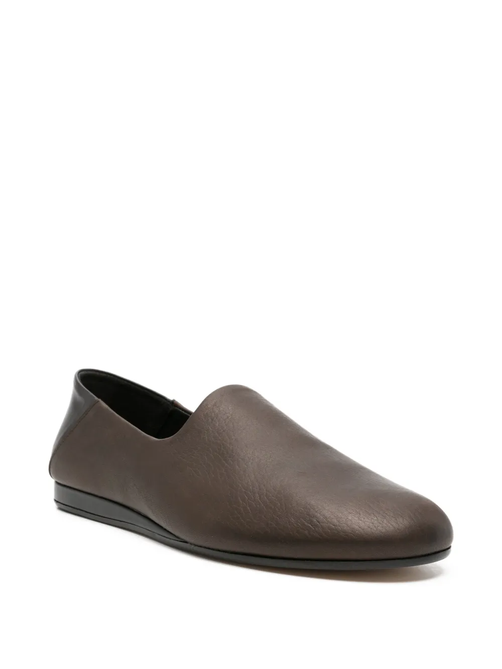 Jacquemus Loafers met logoprint Bruin
