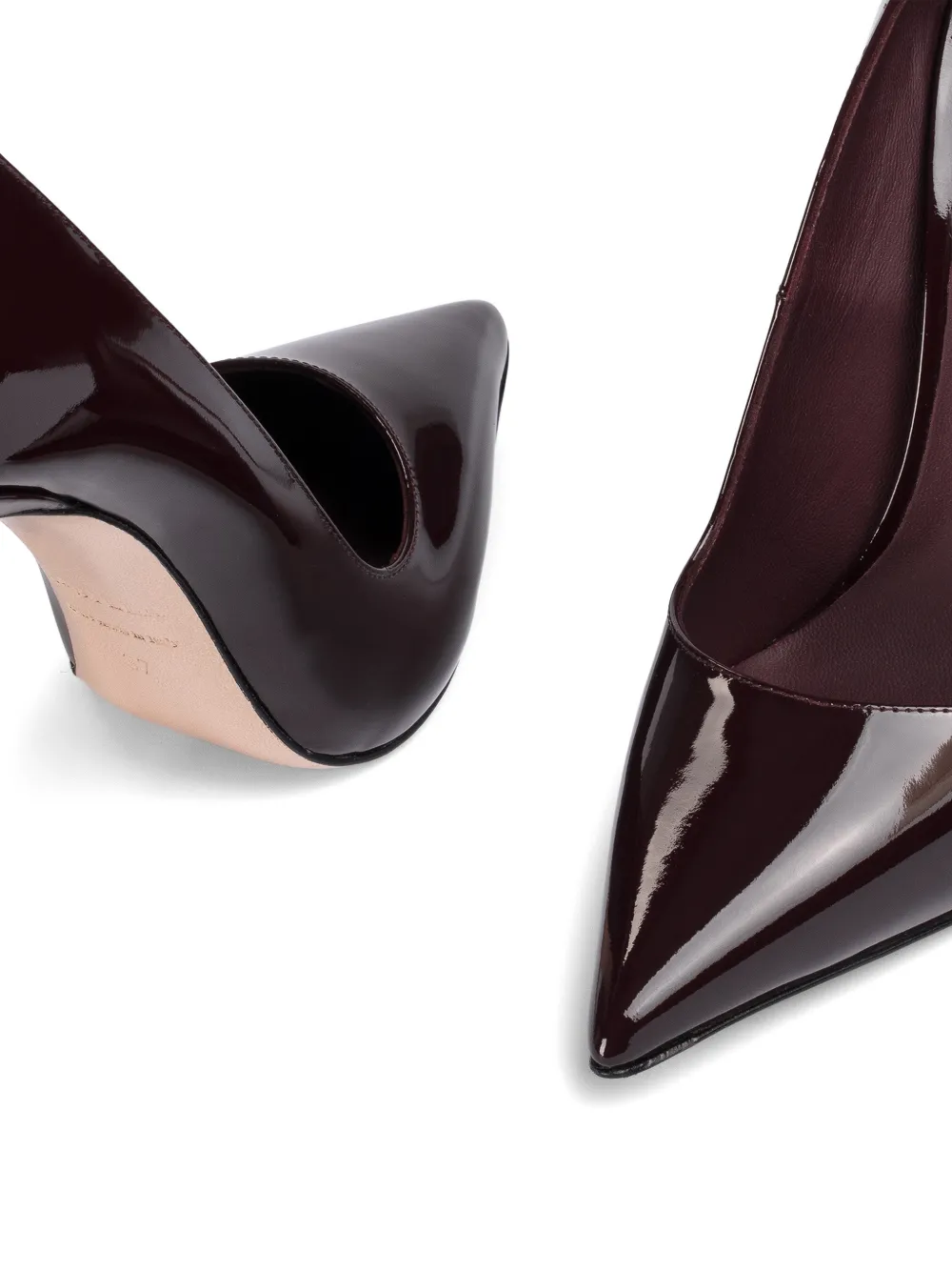 Le Silla Eva patent-leather pumps Rood